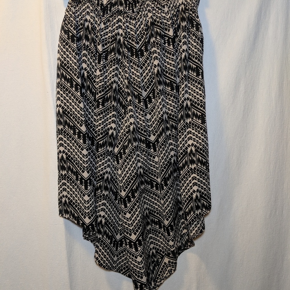 Band of Gypsies Boho Asymmetric Print Culottes
